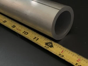 2” OD X .250 Wall X 12" Length Aluminum Tube Round 1/4” Wall - Picture 1 of 2