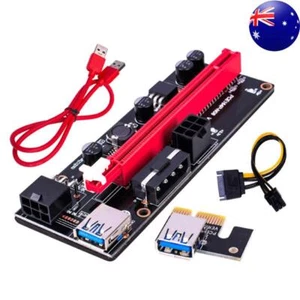 PCI Express Riser Card PCI-E 1X to 16X Extender Adapter for GPU Mining Miner - Afbeelding 1 van 12