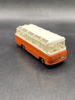 Matchbox Lesney #68 Mercedes Benz Coach Orange Vintage Toy Diecast - Image 1 of 4
