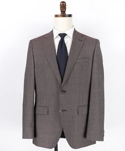 Hugo Boss Jeen 2 Wool Sport Coat 38R Red Black Gray Woven Pattern Textured - Picture 1 of 14