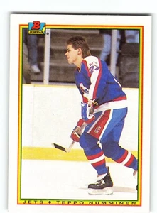 1990-91 Bowman #B7 Teppo Numminen Jets Hockey Card - Picture 1 of 2
