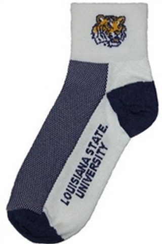 LSU TIGERS Running Fitness Cycling Socks BRAND NEW Cover
