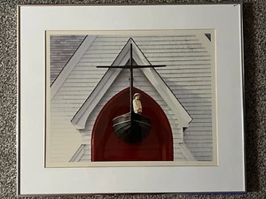 Ray Hartl Hand Signed Framed Photo of Sailor on Church Steeple - COA - Picture 1 of 5