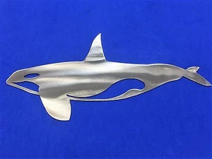 Orca Whale Metal Wall Art Skilwerx 14 X 8 Nautical - Picture 1 of 3