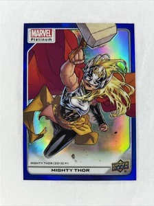 2023 Upper Deck Marvel Platinum Mighty Thor #135 Blue Rainbow - Picture 1 of 2