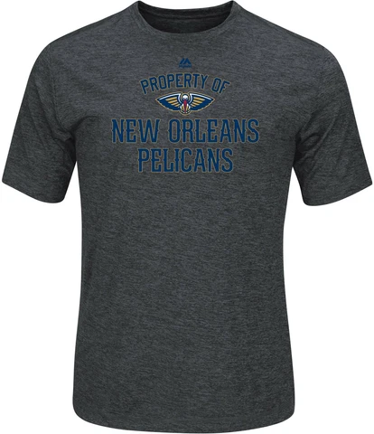 NBA New Orleans Pelicans Men's Property Of Short Sleeve Crew Neck Synthetic T Cover