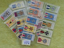 Glengettie Tea - Medals of the World - Full Set 25 Trade Cards - Blue Backs