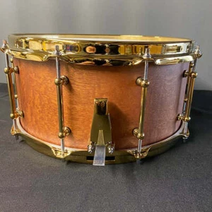 Sapele Veneer Snare Drum RL14-6.5-SVS - Picture 1 of 4