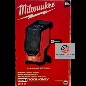 Milwaukee M18 Akku 2954-20 Bluetooth 5.3 Baustellenlautsprecher 18V - nur Werkzeug NEU - Bild 1 von 3