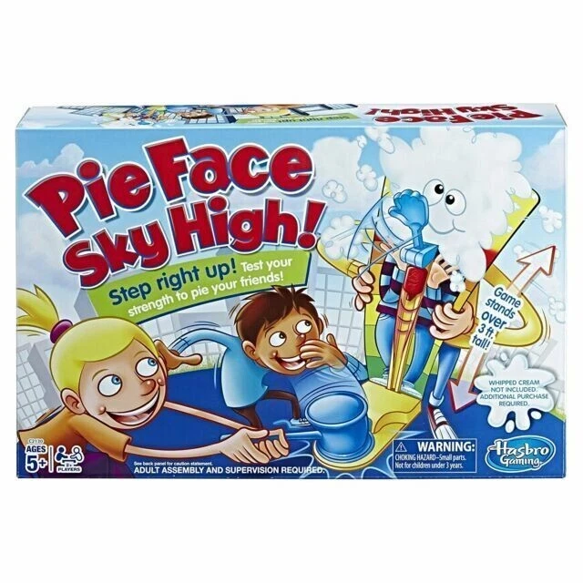 Pie Face Sky High Game, Party Fun Game Pie in the Face Family Party Fun Game - Image 1 of 1