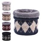Thick Circle Loop Scarves Fleece Lined Neck Warmer  for Women & Men