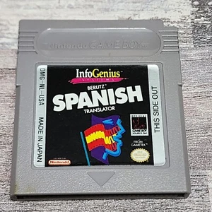 InfoGenius Berlitz Spanish Translator Nintendo Gameboy Cart Only Tested - Picture 1 of 9