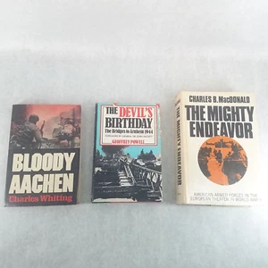 Lot of 3 Vintage Hardcovers about US Army in the European Theater during WWII - Bild 1 von 21