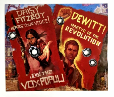 BioShock Infinite Vox Revolution Dewitt Daisy Fitzroy Tin Sign - NEW - Image 1 of 4