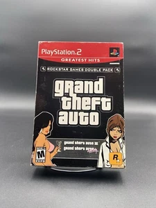 Grand Theft Auto 3 y Vice City Greatest Hits paquete doble PS2 completo con mapas - Imagen 1 de 16