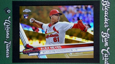 2017 Topps Chrome #66 Alex Reyes Rookie RC Gold Refractor SP #/50 - Cardinals  Foto 1 de 3