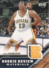 2005-06 Upper Deck Basketball Rookie Review Materials #HA David Harrison Jersey