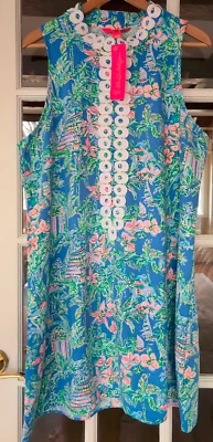 Новый Lilly Pulitzer Jane Shift платье под Bougainvillea размер 16 (01101C) - Изображение 1 из 4
