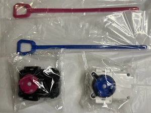 Lanzadores enrolladores Beyblade X CX-04 vendedor de EE. UU. solo negro magenta/rosa + blanco azul - Imagen 1 de 2