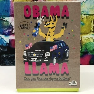 OBAMA LLAMA Celebrity Rhyming Charades Family Party Game Ages 14+ Fun Humor NEW! - Picture 1 of 12