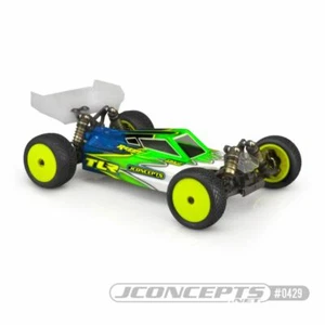 J Concepts - S2 - TLR 22X-4 Clear Body w/ S-Type wing - Picture 1 of 2
