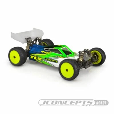 J Concepts - S2 - TLR 22X-4 Clear Body w/ S-Type wing - Image 1 of 2