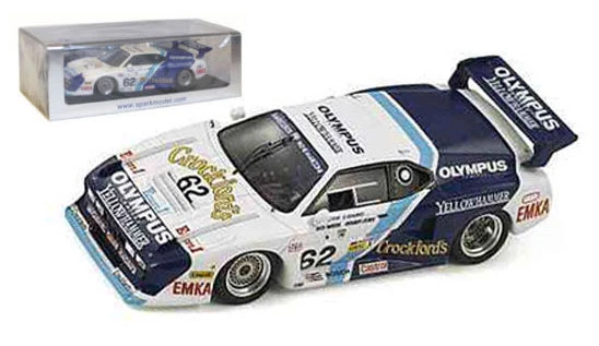 Spark S1586 BMW M1 #62 Le Mans 1982 - O'Rourke/Mason/abajo escala 1/43 Foto 1 de 1