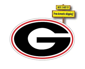 University of Georgia Bulldogs Decal/Sticker Dawgs 5"x3" NCAA College UGA p84 - Picture 1 of 1