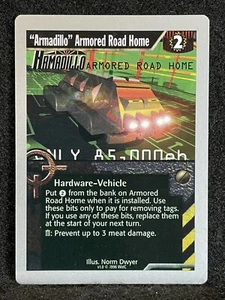 Netrunner 1996 WOTC Uncommon Hardware - "Armadillo" Armored Road Home - Picture 1 of 1