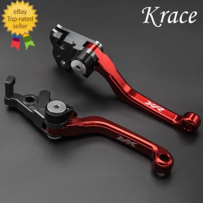 Para Honda XR650L XR 650L 1993-2024 CNC Palancas de embrague de freno Logo XR Moto de cross Rojo Foto 1 de 4