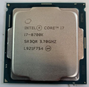 Intel Core i7-8700K SR3QR 3.70GHz 8th Gen 6-Core 12M LGA-1151 CPU - Picture 1 of 2