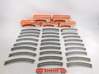 Primex Märklin H0 32x Track Piece M-Track Curved 5072 5087 sg/Mint Box #EI398-3 - Image 1 of 4