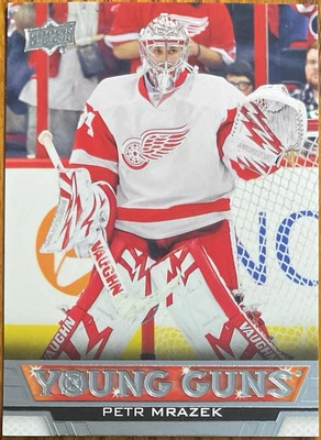 2013-14 Upper Deck Young Guns Rookie RC Petr Mrazek #466 Detroit Red Wings - Image 1 of 2
