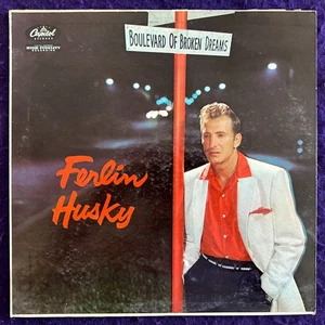 HUSKY FERLIN Boulevard of Broken Dreams '57 CAPITOL Mono Turquoise TESTED EX - Picture 1 of 7