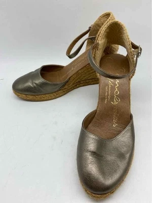 Tacones de alpargata Gainno plateados talla 39 usados Foto 1 de 4