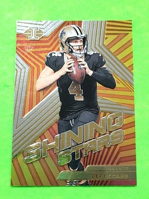 #6 Derek Carr New Orleans Saints Shining Stars 2023 Panini Illusions NFL - Image 1 of 2