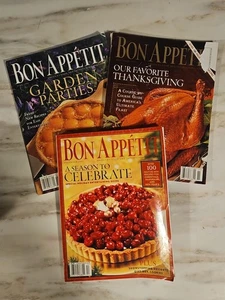 Bon Appetit Magazine 3 Issues Jun Nov Dec 1999  - Picture 1 of 3