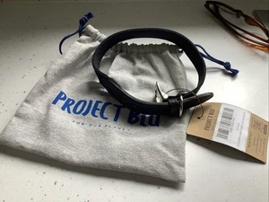Project Blu Large Sustainable Recycled Material Pet Collar - NEW Leather - Picture 1 of 5