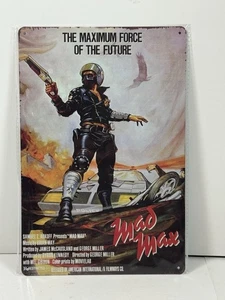 Mad Max Movie Metal Poster Tin Sign Road Warrior Man Cave Room - Picture 1 of 1