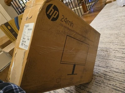 HP 24mh 23.8" Diag. FHD IPS LED Monitor Jet Black L75245-001 - In Box - Image 1 of 2