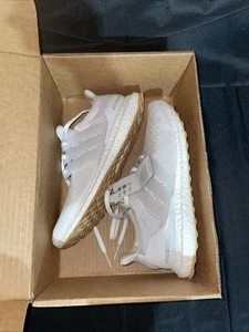 Adidas Women’s 8.5 Ultraboost 1 Triple White ID9689 - Picture 1 of 22