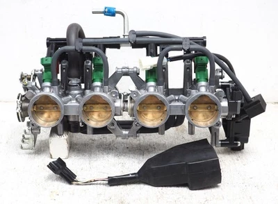 100% Trabajo 08-10 Suzuki GSXR750 Acelerador Bodies Cuerpo Main Fuel Inyector K8 - Image 1 of 4