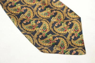 Gravata de seda RENATO BALESTRA feita na Itália F82464 - Imagem 1 de 4