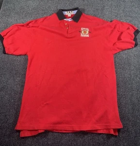 Polo Rojo XL Resort Vintage 1994 1995 Nebraska Huskers National Champions - Imagen 1 de 8