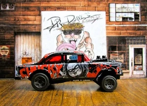 Dr Dave's Customs, Hot Wheels '55 CHEVY GASSER, CHUCKY / Child's Play, C3921 - Imagen 1 de 5