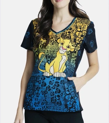 Scrub Top Cartoon Disney Simba The Lion King size XL - Image 1 of 4