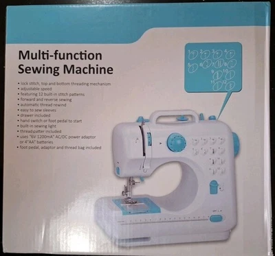 Multifunctional 12 Buit-in Stitch Pro Sewing Machine  & Sewing Kit  - Image 1 of 4