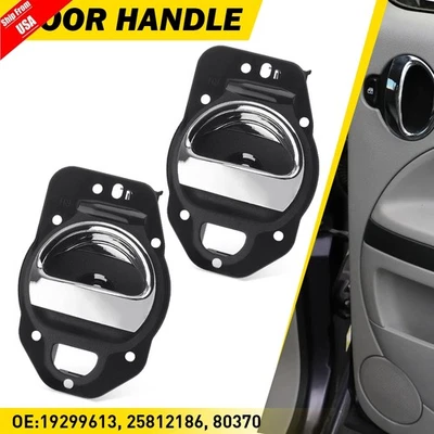 2PCS Inner Inside Door Handle Right For 2006 2007 2008 2009 - 2011 Chevrolet HHR - Image 1 of 4