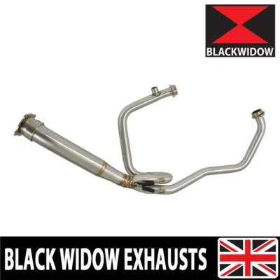HYOSUNG GT250R GT250 COMET GTR 250 Exhaust Downpipes Headers Manifold - Image 1 of 4