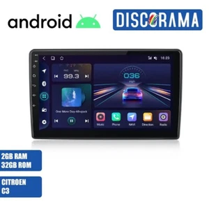 AUTORADIO ANDROID CITROEN C3 2001-2010 STEREO AUTO TOUCH 9" WIFI NAVIGATORE GPS - Foto 1 di 6